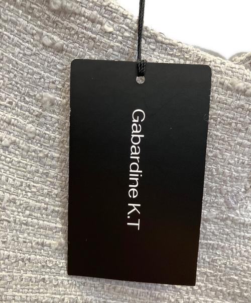 Gabardine K.T（ギャバシンケーティー）Gabardine K.T (ギャバシンケーティー) 和紙混ツィード ボトルネックジレ グレー サイズ:5の古着・服飾アイテム