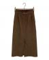 UNTITLED (アンタイトル) ベルトデザインタイトスカート ブラウン サイズ:SIZE S：5000円