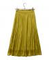 自由区 (ジユウク) サテンスカート イエロー サイズ:32 未使用品：3000円