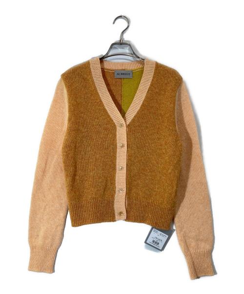 AUBRIOT（オブリオ）AUBRIOT (オブリオ) イタリアンウール カーディガン オレンジ サイズ:SIZE Mの古着・服飾アイテム