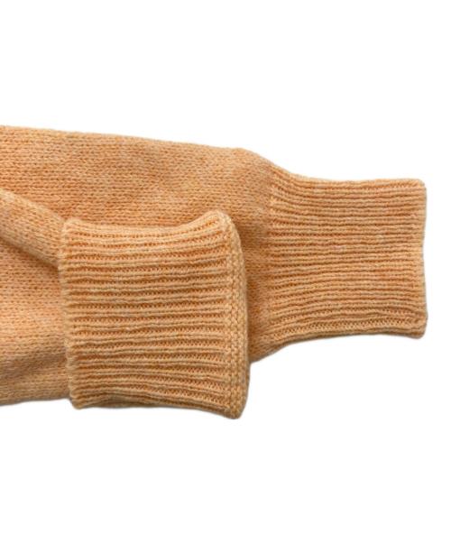 AUBRIOT（オブリオ）AUBRIOT (オブリオ) イタリアンウール カーディガン オレンジ サイズ:SIZE Mの古着・服飾アイテム