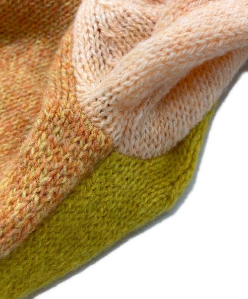 AUBRIOT（オブリオ）AUBRIOT (オブリオ) イタリアンウール カーディガン オレンジ サイズ:SIZE Mの古着・服飾アイテム