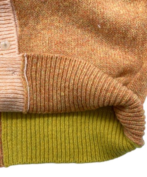 AUBRIOT（オブリオ）AUBRIOT (オブリオ) イタリアンウール カーディガン オレンジ サイズ:SIZE Mの古着・服飾アイテム