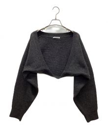 BEAUTY&YOUTH（ビューティーアンドユース）の古着「畦ニット ボレロ」｜グレー