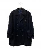 COMME des GARCONS HOMMEコムデギャルソン オム）の古着「ダブルコート」｜ネイビー