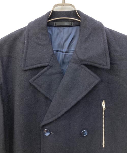 COMME des GARCONS HOMME（コムデギャルソン オム）COMME des GARCONS HOMME (コムデギャルソン オム) ダブルコート ネイビー サイズ:Mの古着・服飾アイテム