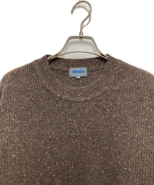 KENZO（ケンゾー）KENZO (ケンゾー) クルーネックニット ブラウン サイズ:FREEの古着・服飾アイテム