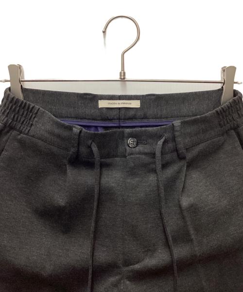 giab's ARCHIVIO（ジャブス アルキヴィオ）giab's ARCHIVIO (ジャブス アルキヴィオ) ストレッチ 永久クリース パンツ グレー サイズ:42の古着・服飾アイテム