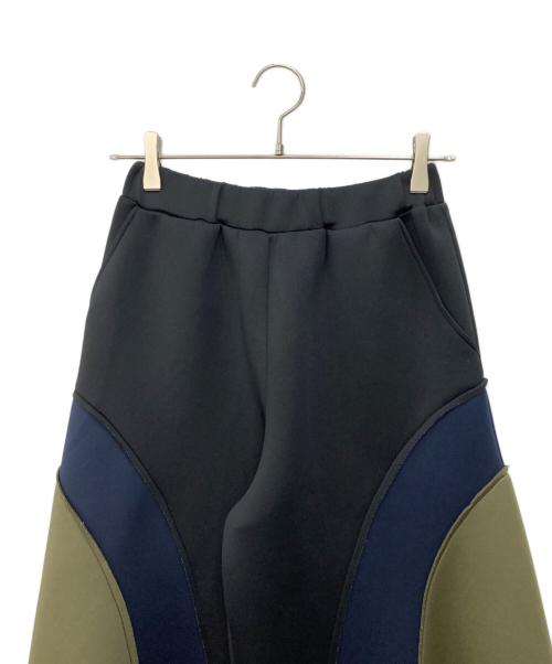 UN3D.（アンスリード）UN3D. (アンスリード) スライドカットフレアパンツ ミックス サイズ:SIZE 36の古着・服飾アイテム