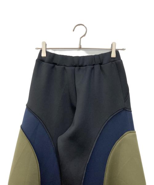 UN3D.（アンスリード）UN3D. (アンスリード) スライドカットフレアパンツ ミックス サイズ:SIZE 36の古着・服飾アイテム