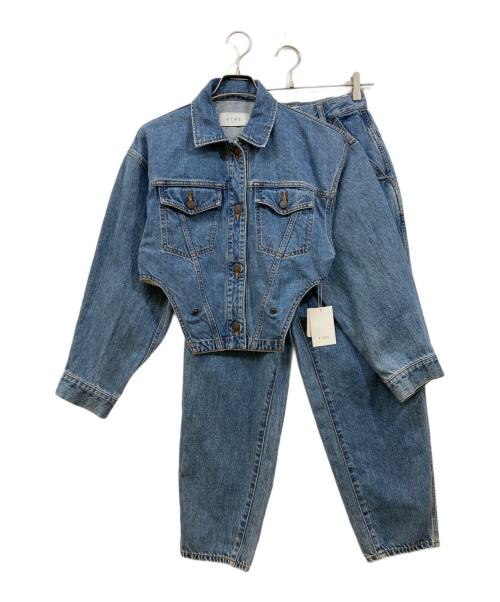 ETRE TOKYO（エトレトウキョウ）ETRE TOKYO (エトレトウキョウ) デタッチデニムオールインワン ブルー サイズ:Sの古着・服飾アイテム