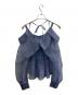 FRAY ID (フレイ アイディー) ニットコルセットレイヤードシャツ ブルー サイズ:フリー 未使用品：9000円