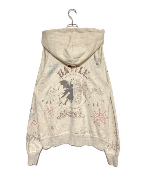 SAINT MICHAEL（セントマイケル）SAINT MICHAEL (セントマイケル) Dr.Woo (ドクターウー) プルオーバーパーカー ベージュ サイズ:Mの古着・服飾アイテム