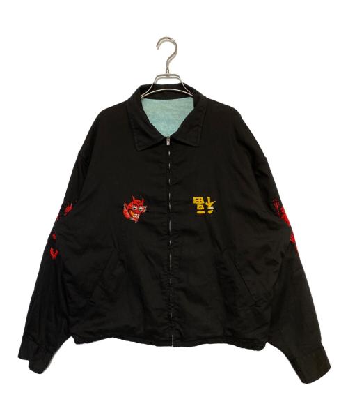 SAINT MICHAEL（セントマイケル）SAINT MICHAEL (セントマイケル) VIETNAM JAMBER ブラック サイズ:Mの古着・服飾アイテム