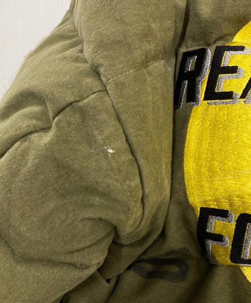 READYMADE（レディメイド）READYMADE (レディメイド) DOWN JACKET MADE FROM VINTAGE US ARMY TENT SHELL オリーブ サイズ:1の古着・服飾アイテム