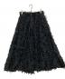 ANAYI (アナイ) フェザーカットジャガードフレア スカート ブラック サイズ:SIZE 38：17000円