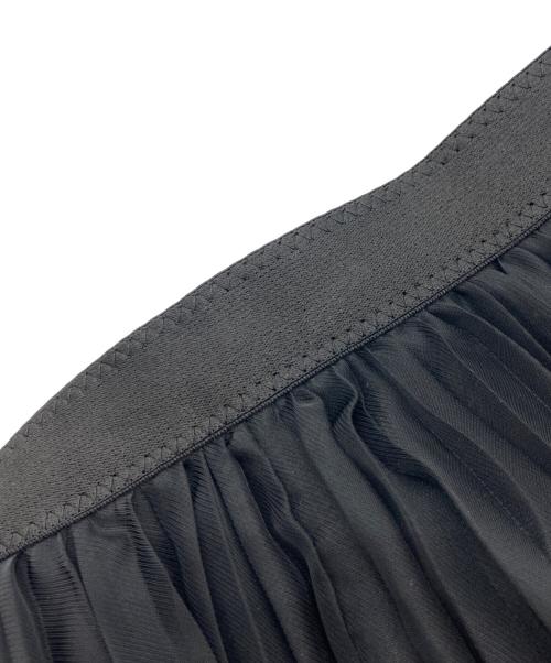 ANAYI（アナイ）ANAYI (アナイ) カルゼオーガンプリーツ スカート ブラック サイズ:38の古着・服飾アイテム