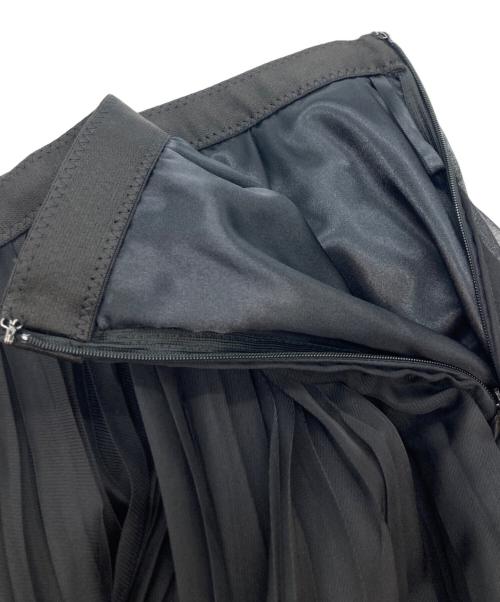 ANAYI（アナイ）ANAYI (アナイ) カルゼオーガンプリーツ スカート ブラック サイズ:38の古着・服飾アイテム