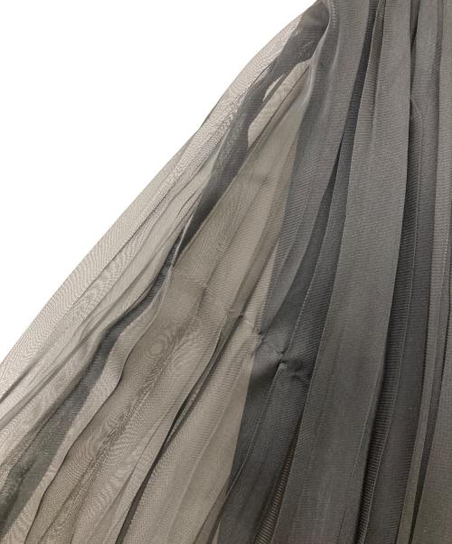 ANAYI（アナイ）ANAYI (アナイ) カルゼオーガンプリーツ スカート ブラック サイズ:38の古着・服飾アイテム