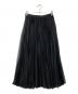 ANAYI (アナイ) カルゼオーガンプリーツ スカート ブラック サイズ:38：14000円