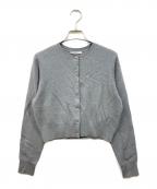 ANAYIアナイ）の古着「コットンカシミヤクルーネック カーディガン」｜グレー