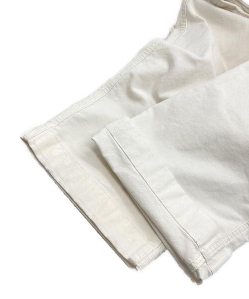 POLO RALPH LAUREN（ポロ・ラルフローレン）POLO RALPH LAUREN (ポロ・ラルフローレン) QRタグコーデュロイワイドパンツ アイボリー サイズ:6の古着・服飾アイテム