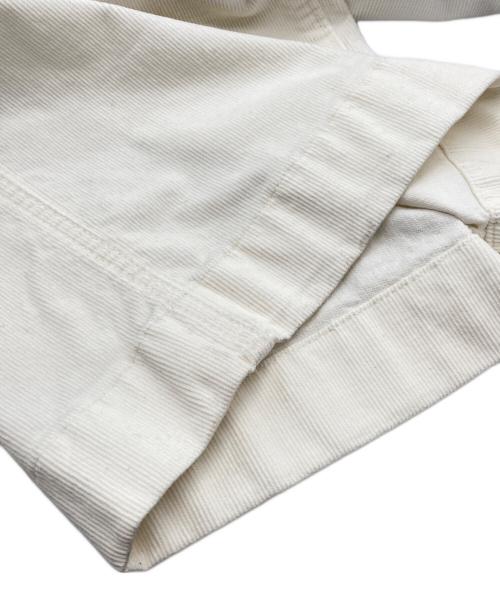 POLO RALPH LAUREN（ポロ・ラルフローレン）POLO RALPH LAUREN (ポロ・ラルフローレン) QRタグコーデュロイワイドパンツ アイボリー サイズ:6の古着・服飾アイテム