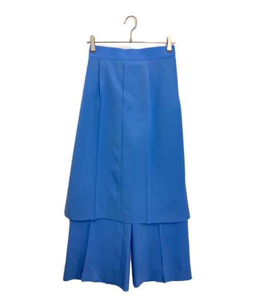 ADORE（アドーア）ADORE (アドーア) ドライタッチクロスパンツ ブルー サイズ:38の古着・服飾アイテム