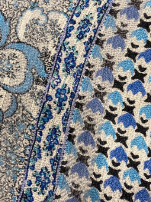 KUMIKYOKU（クミキョク）KUMIKYOKU (クミキョク) CavaliereAzzurroストライププリント ワンピース ブルー サイズ:1の古着・服飾アイテム
