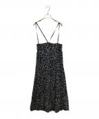 HYKEハイク）の古着「PEBBLE PRINTED MAXI DRESS」｜ブラック