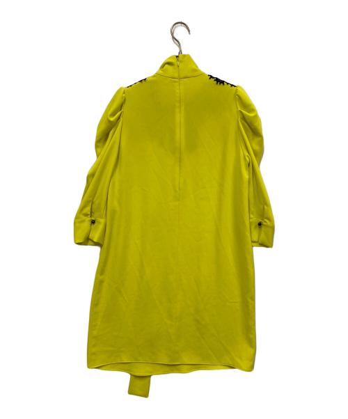 DSQUARED2（ディースクエアード）DSQUARED2 (ディースクエアード) ボウタイワンピース イエロー サイズ:SIZE 42の古着・服飾アイテム