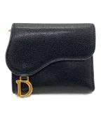 Christian Diorクリスチャン ディオール）の古着「Saddle Lotus ウォレット」｜ブラック