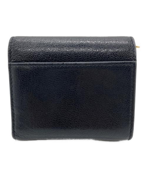 Christian Dior（クリスチャン ディオール）Christian Dior (クリスチャン ディオール) Saddle Lotus ウォレット ブラックの古着・服飾アイテム