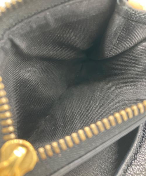 Christian Dior（クリスチャン ディオール）Christian Dior (クリスチャン ディオール) Saddle Lotus ウォレット ブラックの古着・服飾アイテム