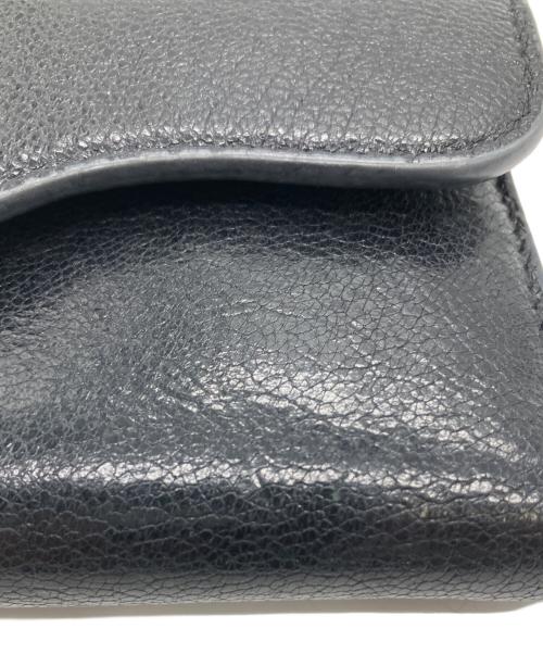 Christian Dior（クリスチャン ディオール）Christian Dior (クリスチャン ディオール) Saddle Lotus ウォレット ブラックの古着・服飾アイテム