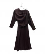 AKIRA NAKAアキラナカ）の古着「Jiline twist dress」｜ボルドー