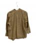 POSTELEGANT (ポステレガント) LINEN CHAMBRAY SHIRT ブラウン サイズ:36：13000円