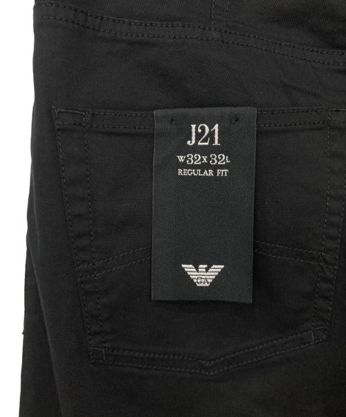 EMPORIO ARMANI（エンポリオ アルマーニ）EMPORIO ARMANI (エンポリオアルマーニ) ストレッチパンツ ブラック サイズ:SIZE 81cm(W32) 未使用品の古着・服飾アイテム