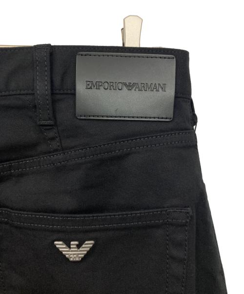 EMPORIO ARMANI（エンポリオ アルマーニ）EMPORIO ARMANI (エンポリオアルマーニ) ストレッチパンツ ブラック サイズ:SIZE 81cm(W32) 未使用品の古着・服飾アイテム