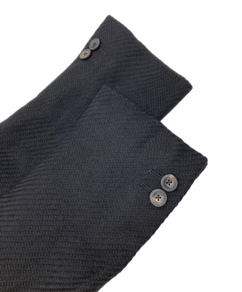 EMPORIO ARMANI（エンポリオアルマーニ）EMPORIO ARMANI (エンポリオアルマーニ) テーラードジャケット ブラック サイズ:50の古着・服飾アイテム