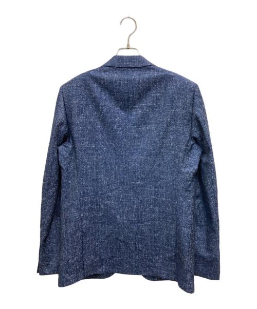 EMPORIO ARMANI（エンポリオアルマーニ）EMPORIO ARMANI (エンポリオアルマーニ) テーラードジャケット ネイビー サイズ:50の古着・服飾アイテム