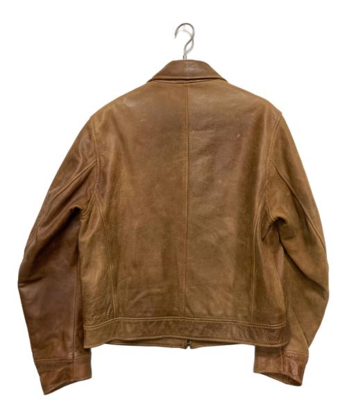 Timberland（ティンバーランド）Timberland (ティンバーランド) レザージャケット ブラウン サイズ:Lの古着・服飾アイテム