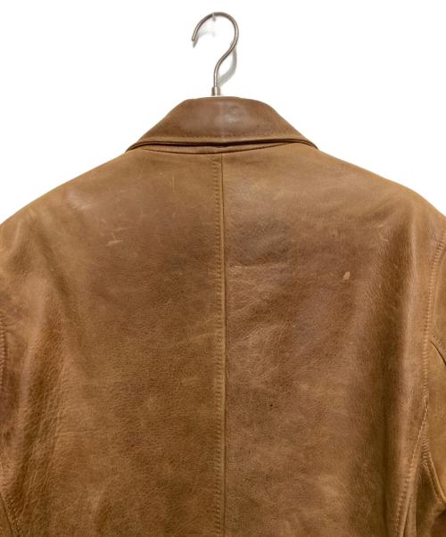 Timberland（ティンバーランド）Timberland (ティンバーランド) レザージャケット ブラウン サイズ:Lの古着・服飾アイテム