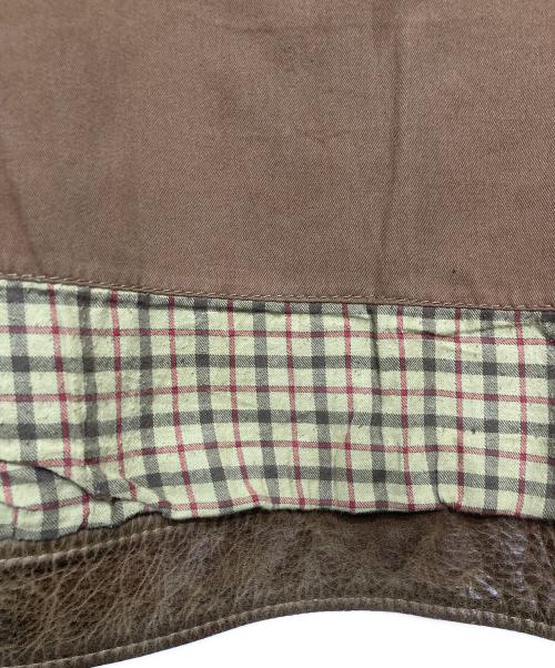 Timberland（ティンバーランド）Timberland (ティンバーランド) レザージャケット ブラウン サイズ:Lの古着・服飾アイテム