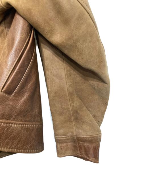 Timberland（ティンバーランド）Timberland (ティンバーランド) レザージャケット ブラウン サイズ:Lの古着・服飾アイテム