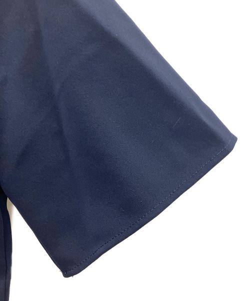 MW（エムダブリュー）MW (エムダブリュー) ストレッチ ボートネック ワンピース ネイビー サイズ:40の古着・服飾アイテム