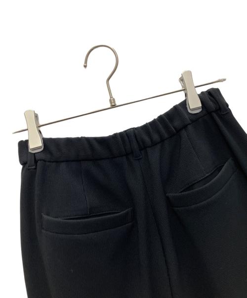 CLANE（クラネ）CLANE (クラネ) リブストライプタックパンツ ブラック サイズ:SIZE2の古着・服飾アイテム