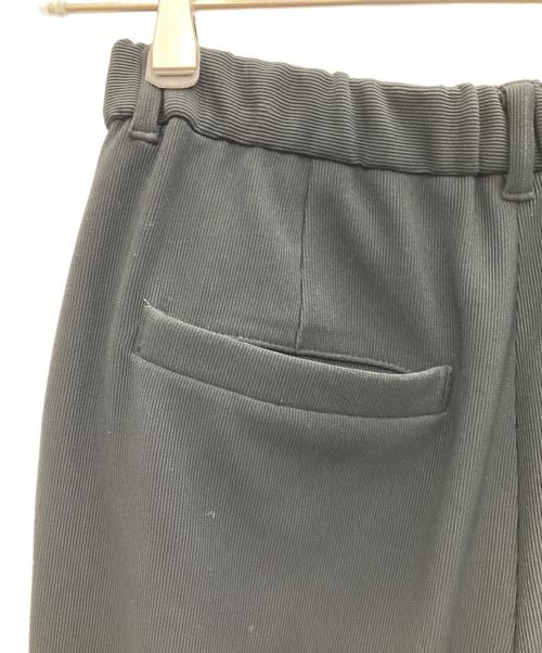CLANE（クラネ）CLANE (クラネ) リブストライプタックパンツ ブラック サイズ:SIZE2の古着・服飾アイテム