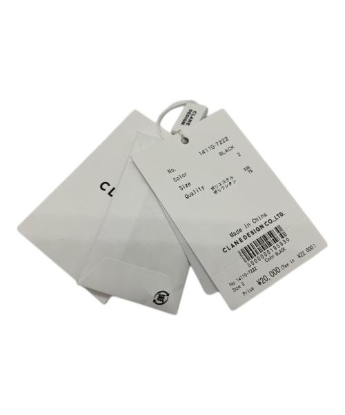 CLANE（クラネ）CLANE (クラネ) リブストライプタックパンツ ブラック サイズ:SIZE2の古着・服飾アイテム