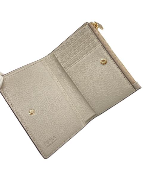 FURLA（フルラ）FURLA (フルラ) 2つ折り財布 ベージュの古着・服飾アイテム